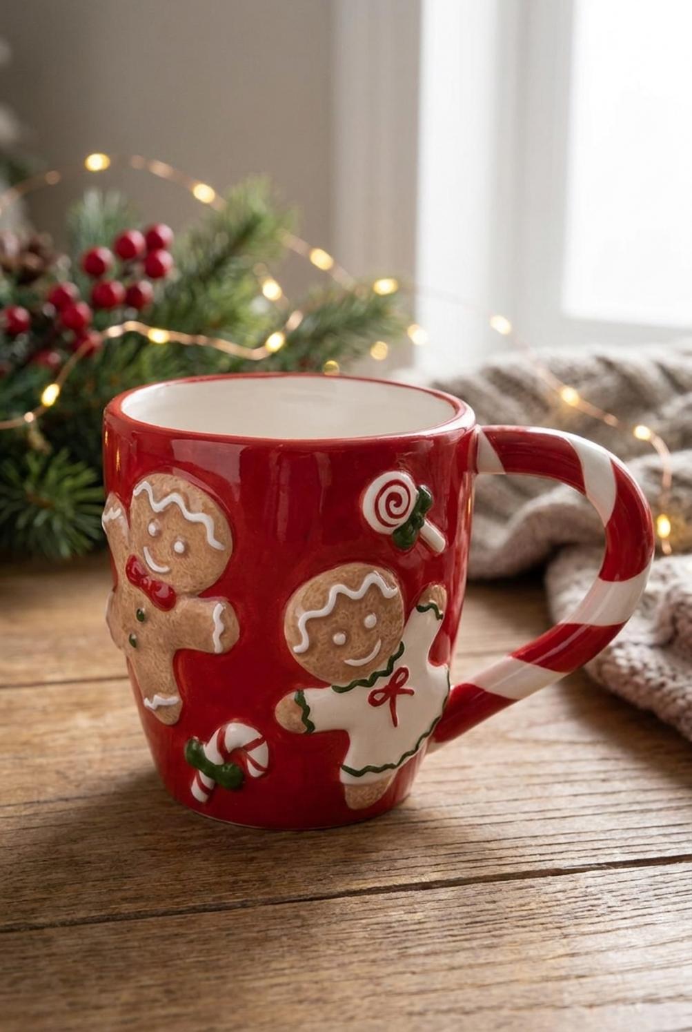 Pan Di Zenzero Tazza Rossa