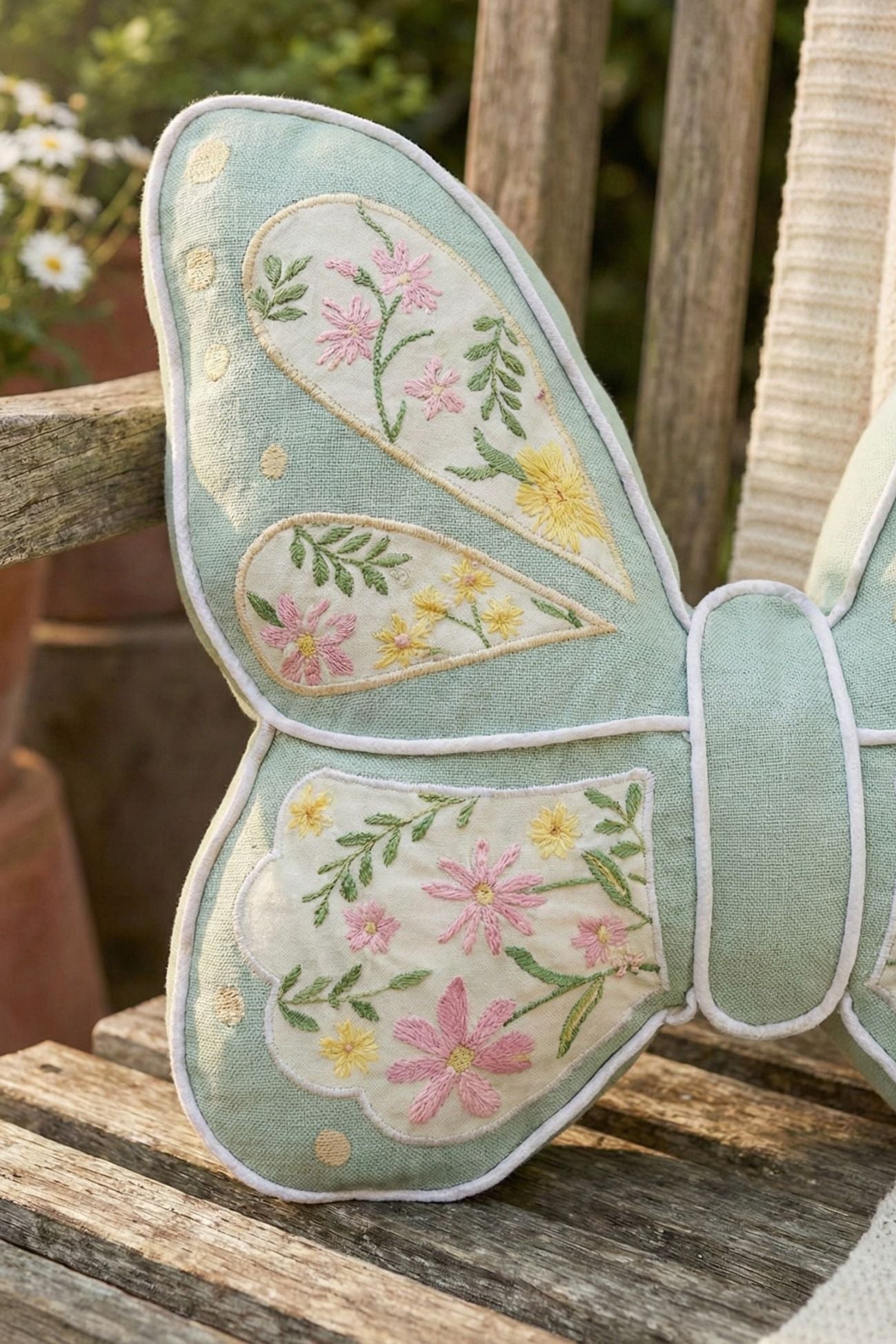 Encanto Cuscino Farfalla Salvia