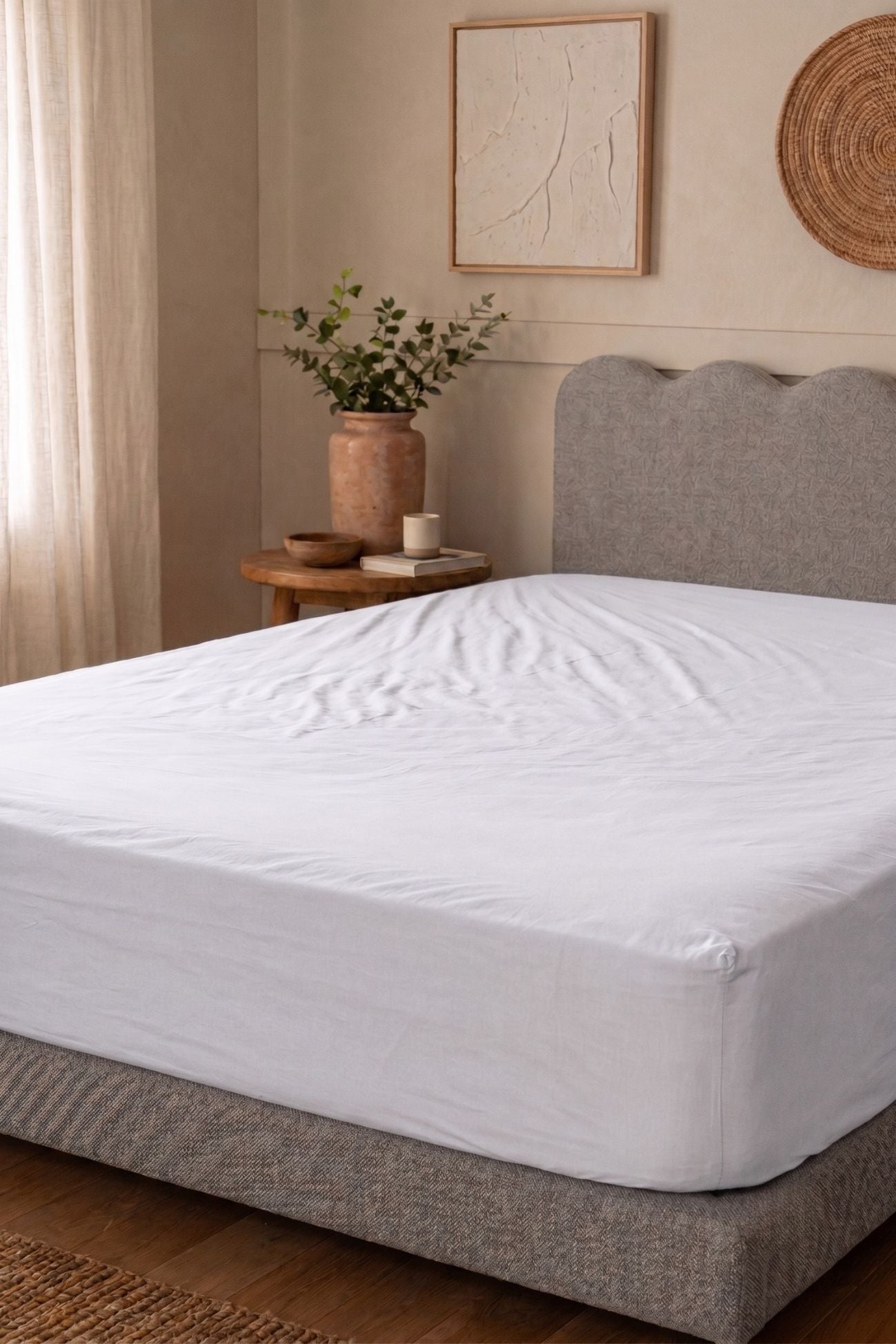 Bright Lenzuolo Inferiore Bianco Var. 01