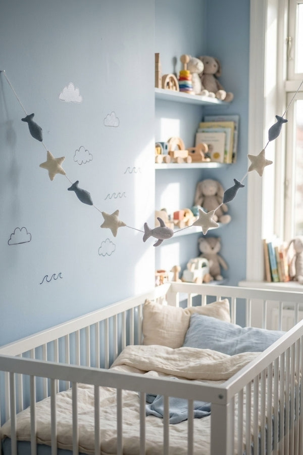 Pars Ghirlanda Per Bambini Azzurro