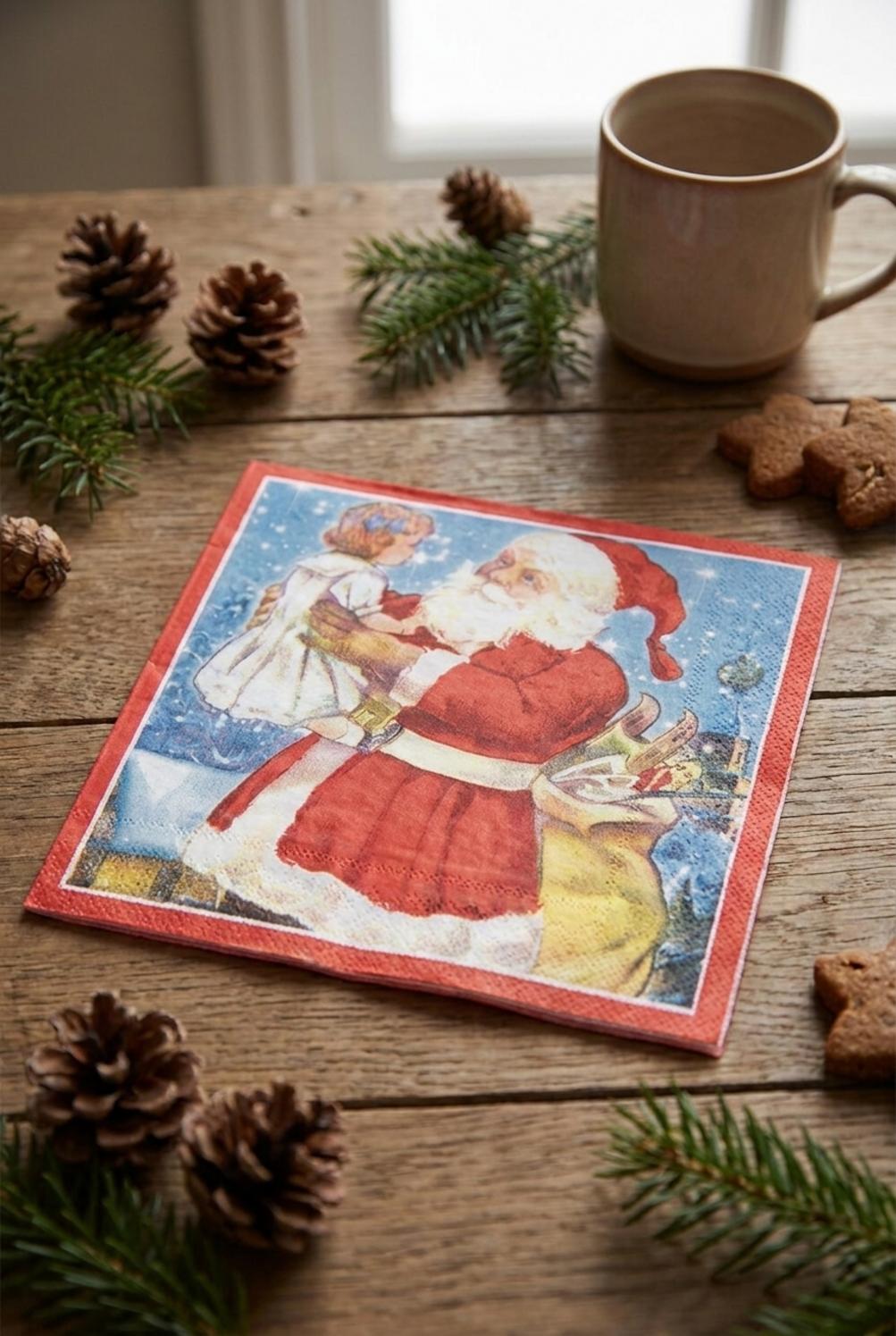Vintage Santa Tovaglioli in Carta