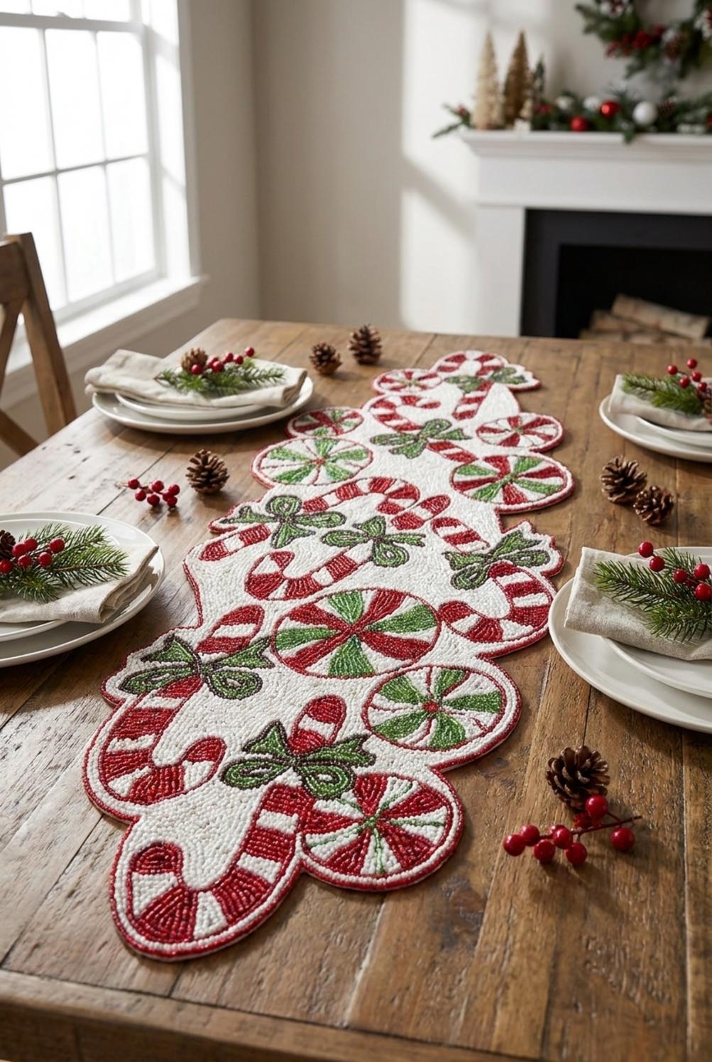 Candy Cane Runner
