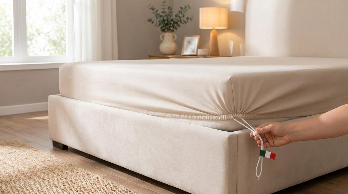 Diletto Lenzuolo Inferiore Bianco Naturale - Orizzontale