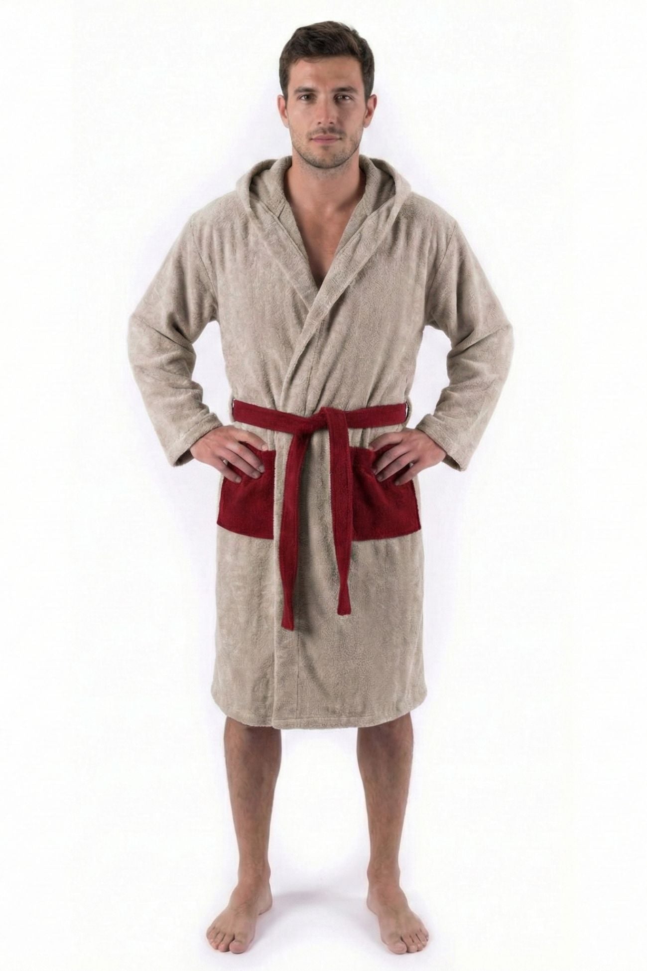 Pop Accappatoio Perla Rosso