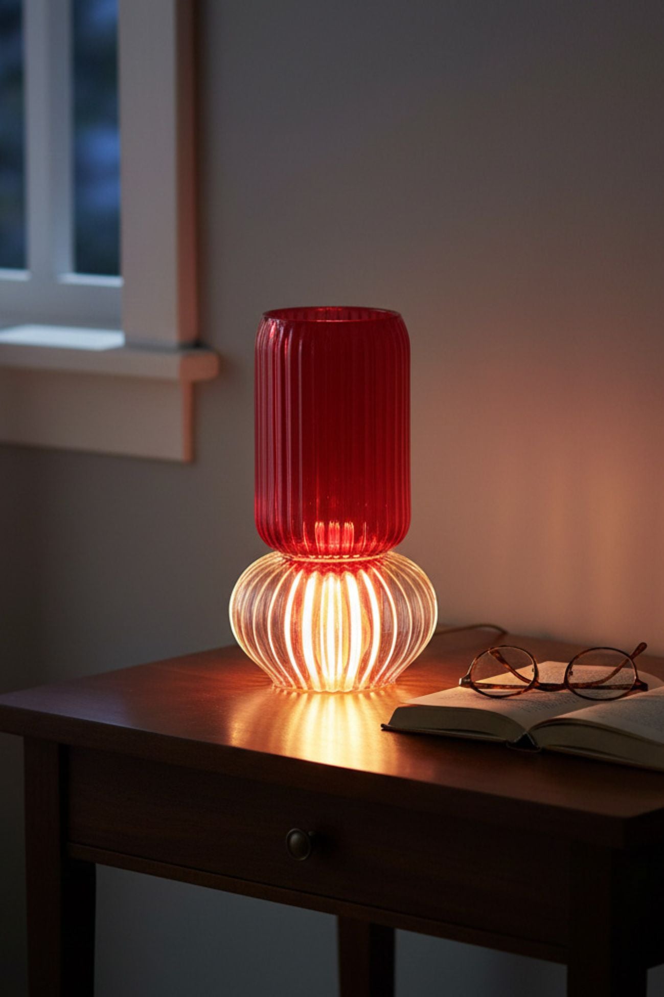 Luminescence Vaso Rosso Cardinale