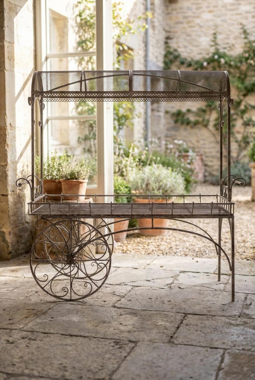 Momeires de Provence Carretto Decorativo Porta Piante