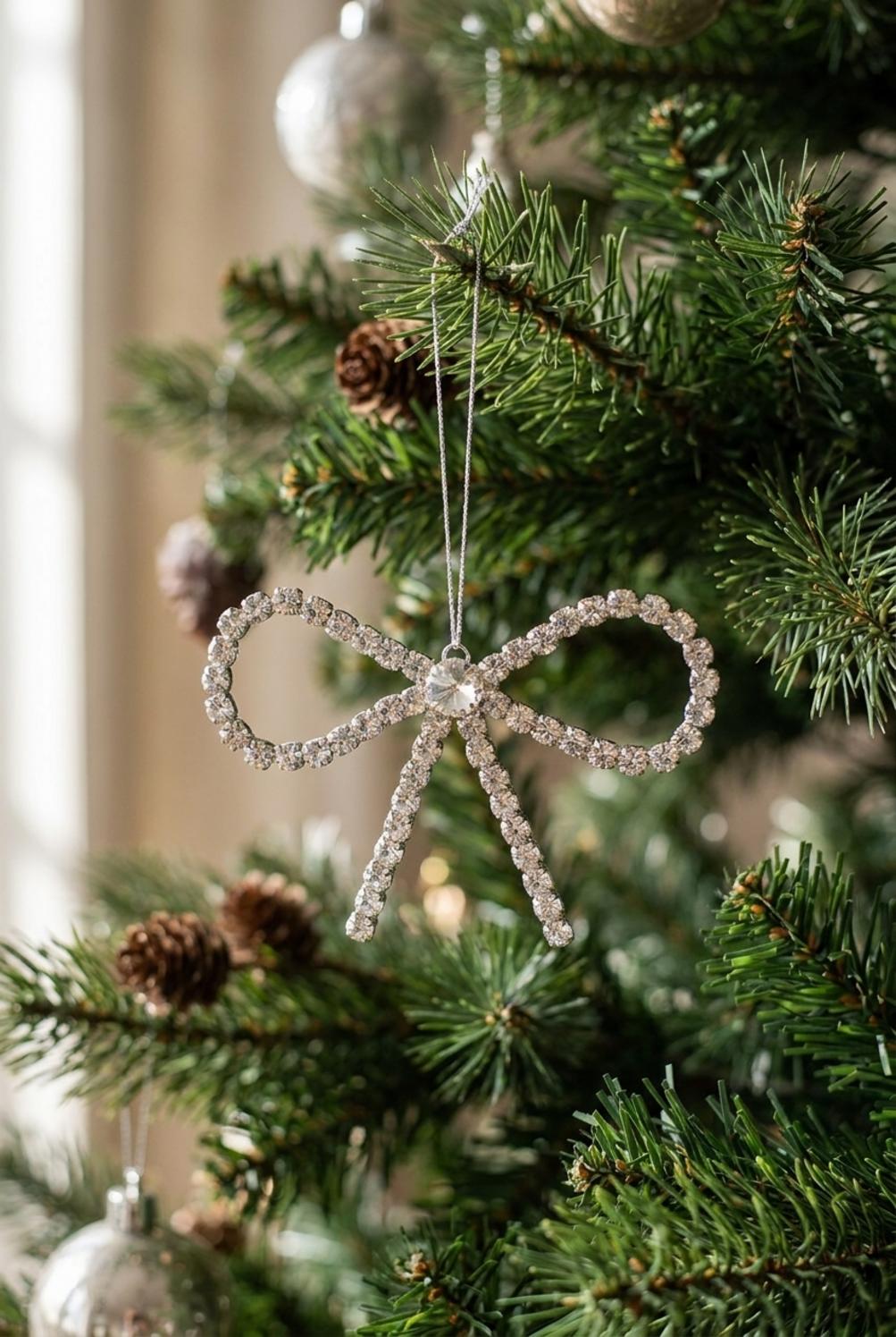 Casa Delle Feste Ciondolo Fiocco Brillanti Piccoli