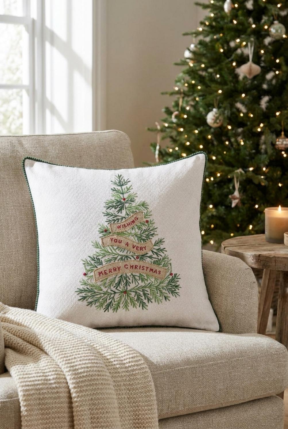 Winter Wonderland Cuscino Albero
