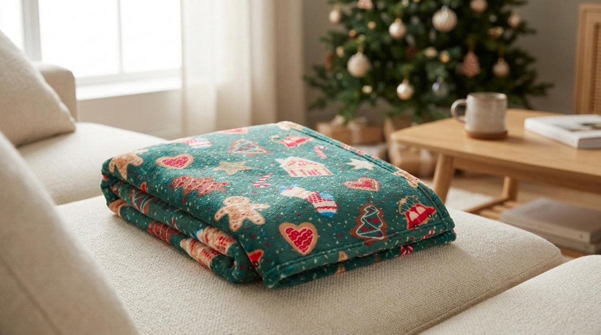 Fiocchini Plaid Verde - Orizzontale