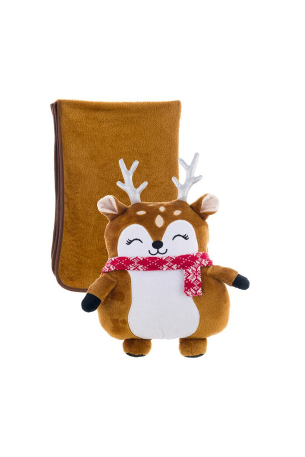 Morbidone Cuscino Con Plaid Renna