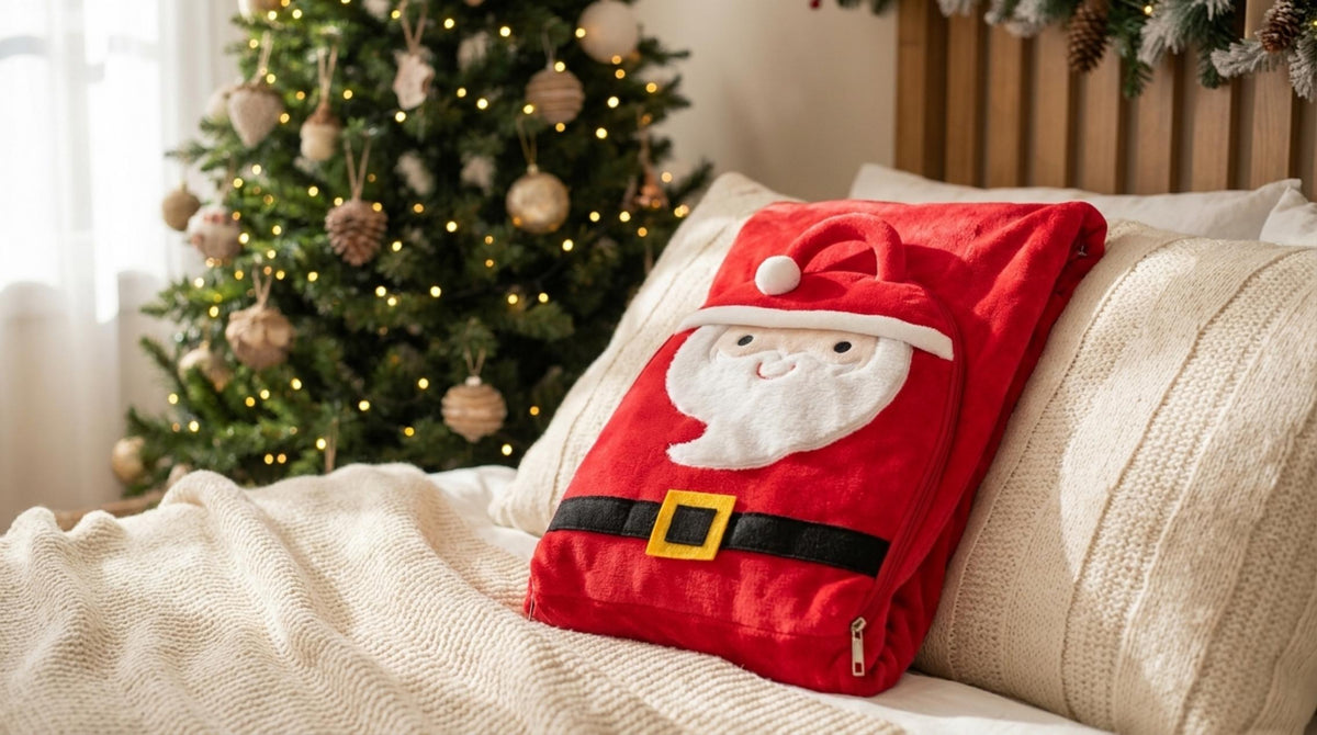 Morbidone Plaid Babbo Natale - Orizzontale