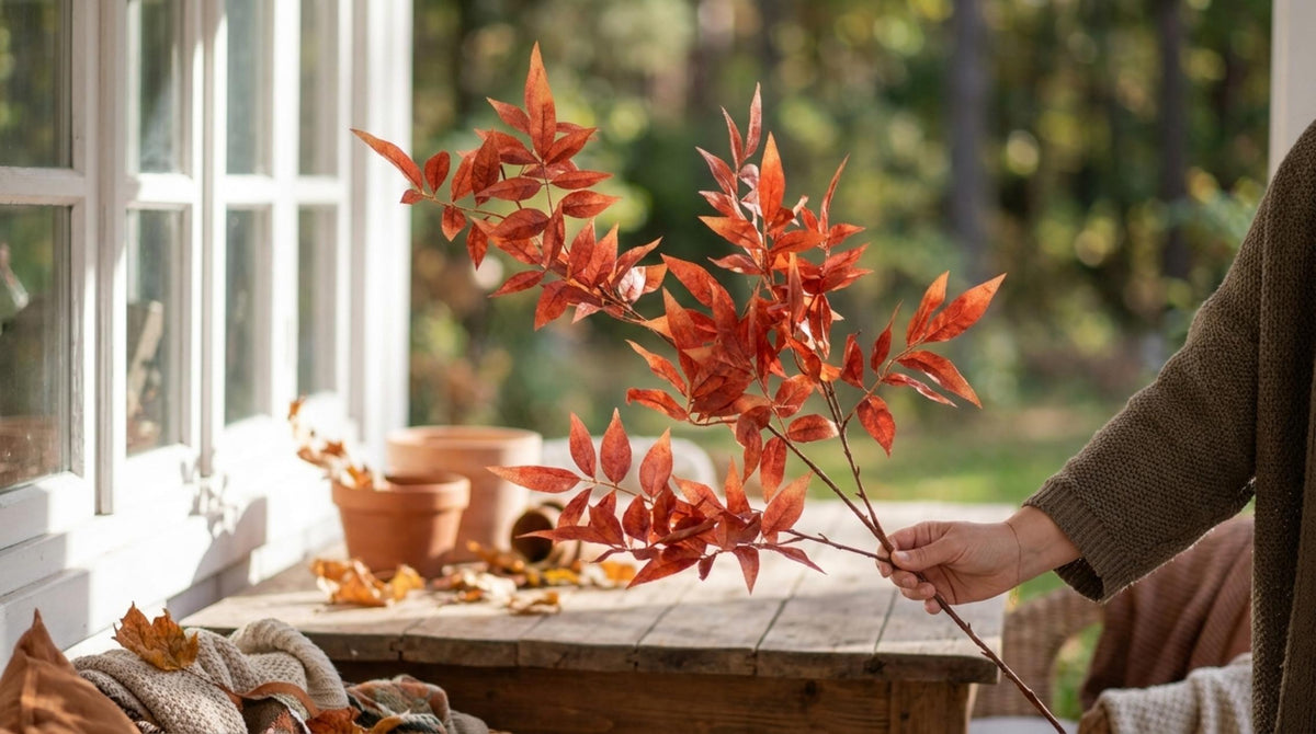 Gardena Decoro Floreale Rosso - Orizzontale