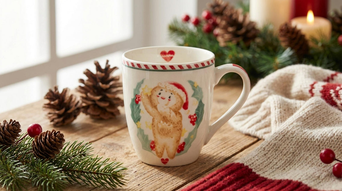 Delicious Christmas Tazza Mani In Alto - Orizzontale
