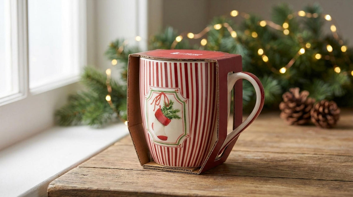 Magic Noel Tazza Rosso Calza - Orizzontale