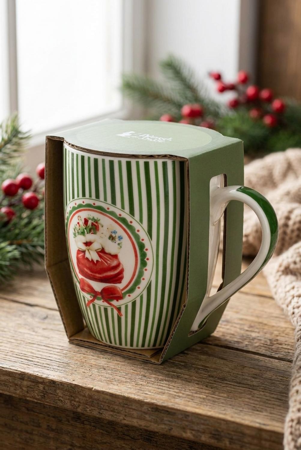 Magic Noel Tazza Verde Sacco