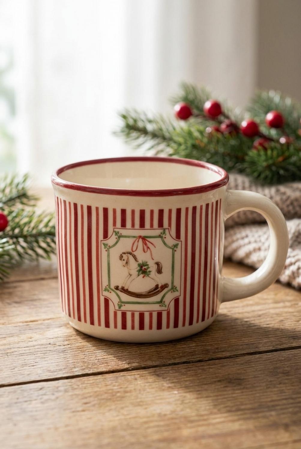 Magic Noel Tazzina Caffè Rossa Cavallo
