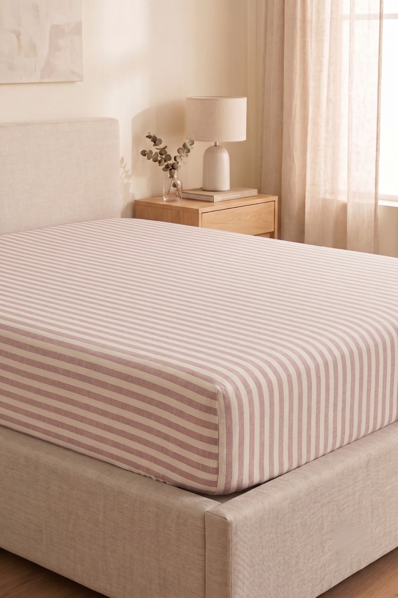Natura Lenzuolo Inferiore Eolo Rosa