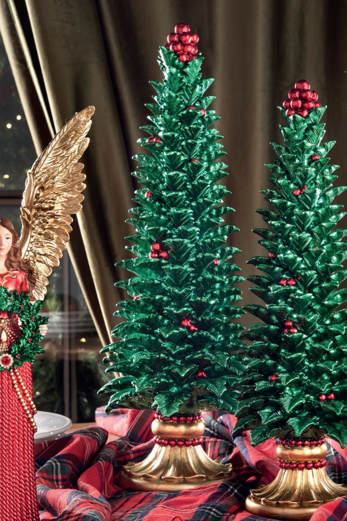 Red&Gold X’Mas Albero Agrifoglio
