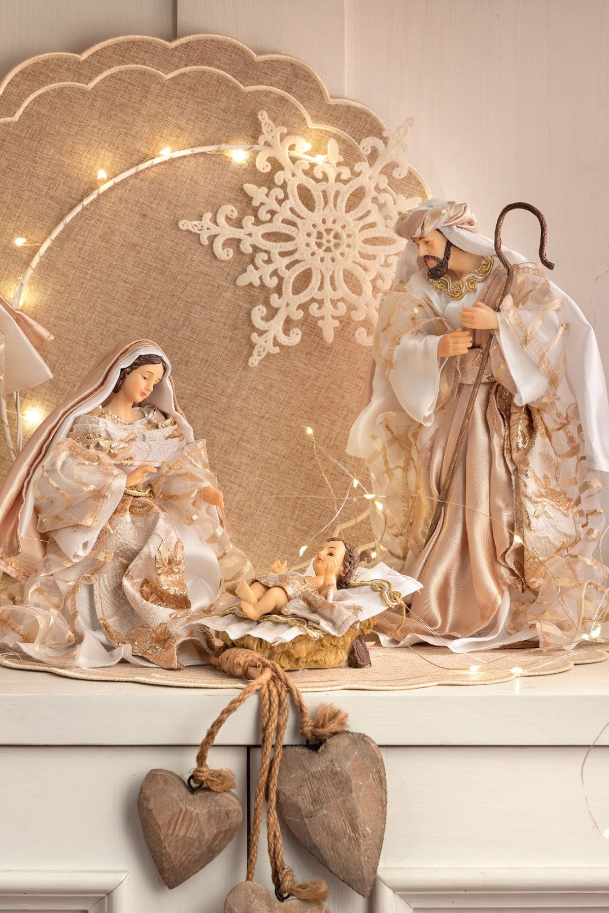 Nativity Set 6 Personaggi Oro