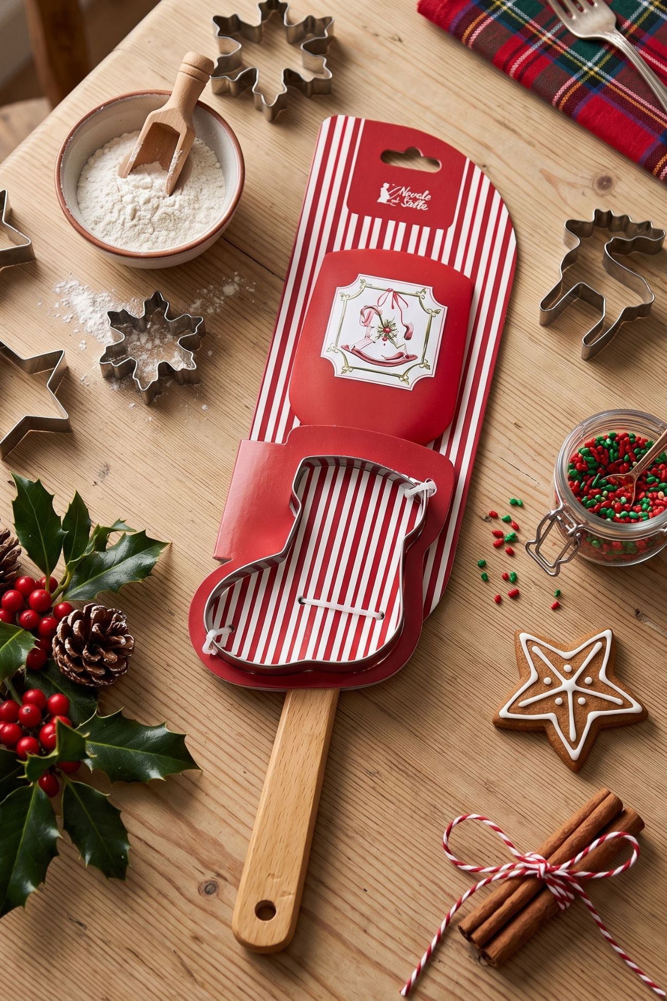 Magic Noel Set Spatola Formina Rosso Cavallo