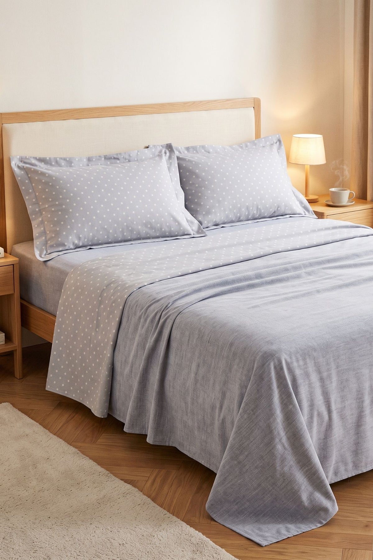 Nevada Completo Letto Pois Grigio