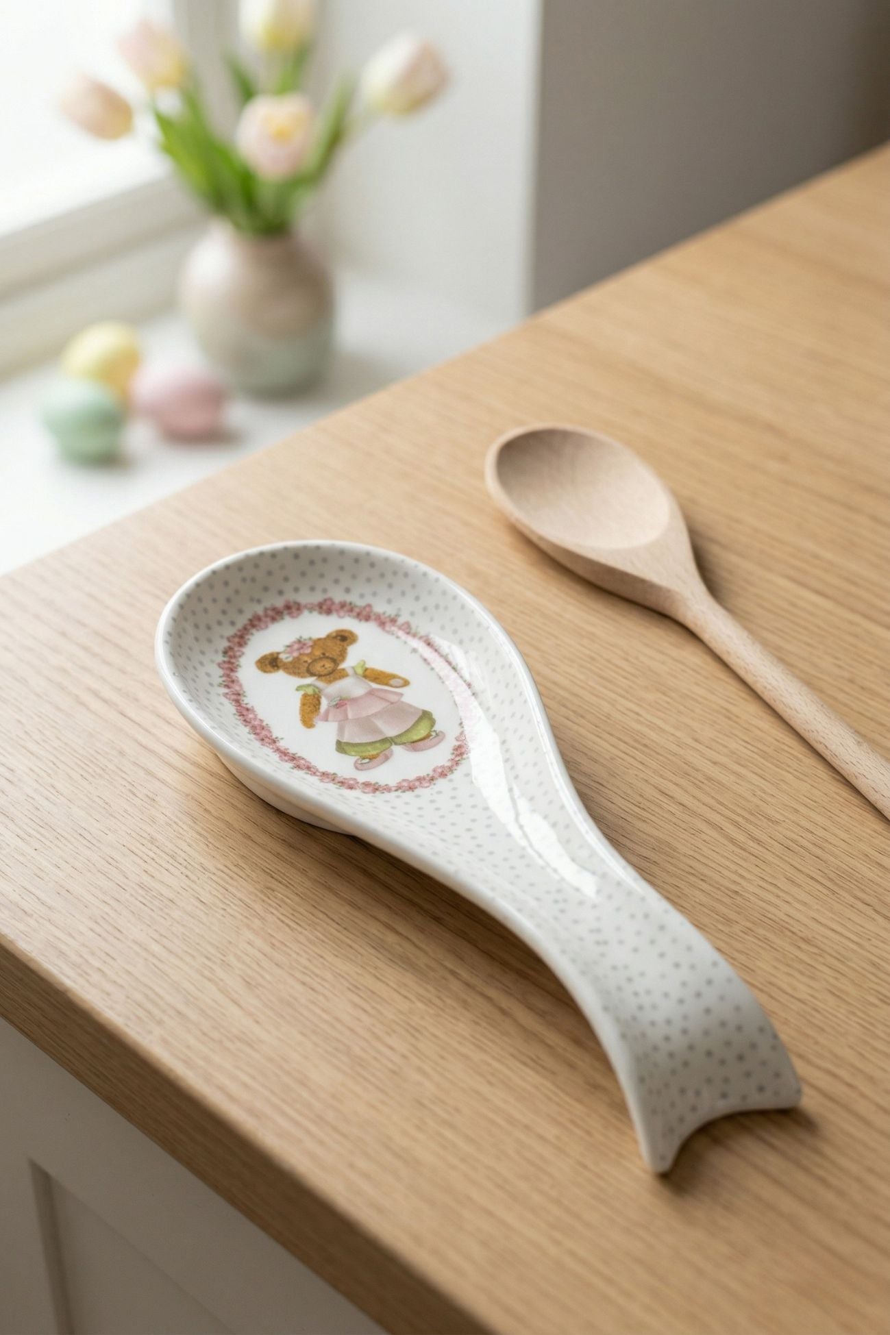 Sweet Bear Poggiamestolo Pois