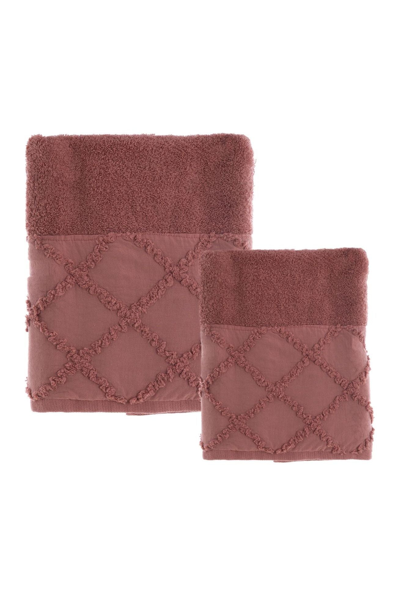 Intrecci Coppia Spugna Rosa