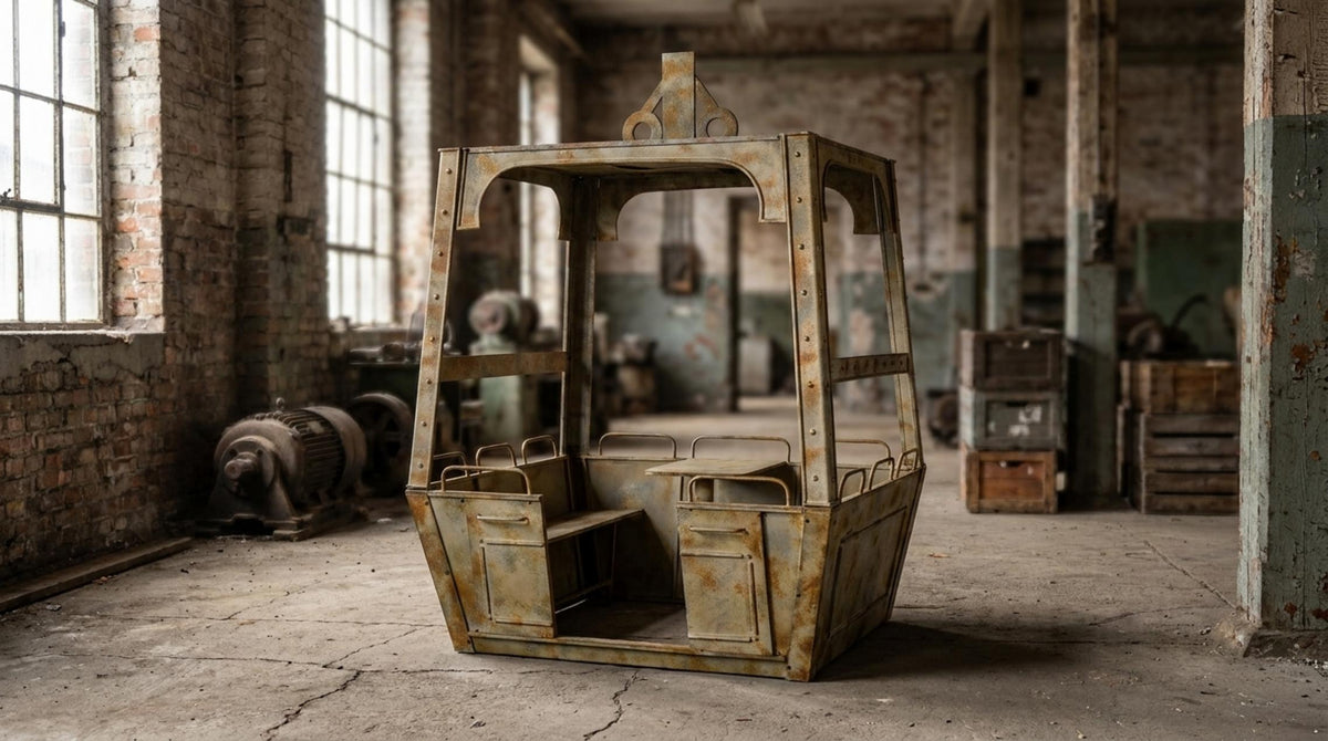 Vintage Toys Cabina in Metallo - Orizzontale