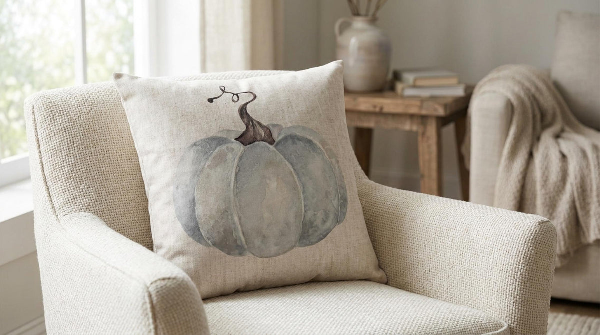 Country-Style Pumpkin Cuscino - Orizzontale