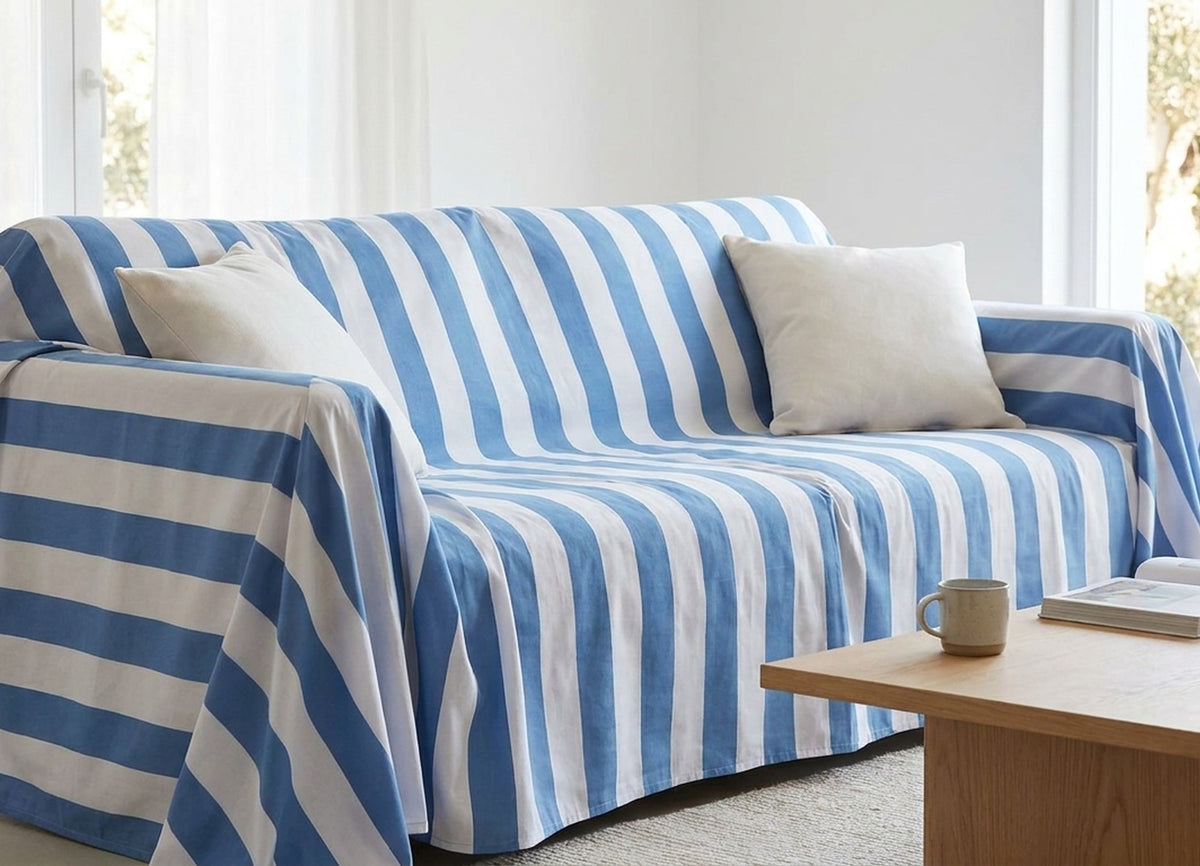 Pic-Nic Telo Arredo Righe Blu