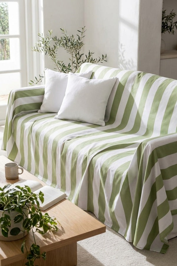 Pic-Nic Telo Arredo Righe Verde
