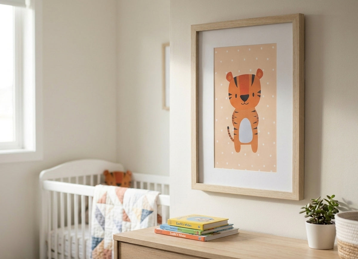 Holoholo Quadro Per Bambini Arancione