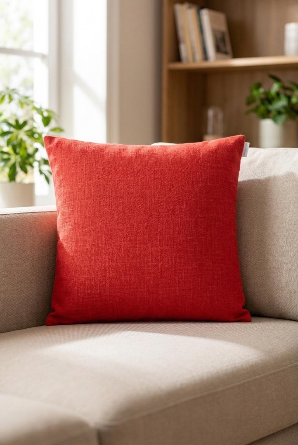 Korin Federa Copricuscino var11 Rosso