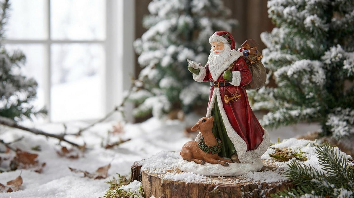 Delicious Christmas Babbo Natale Renna Seduta - Orizzontale