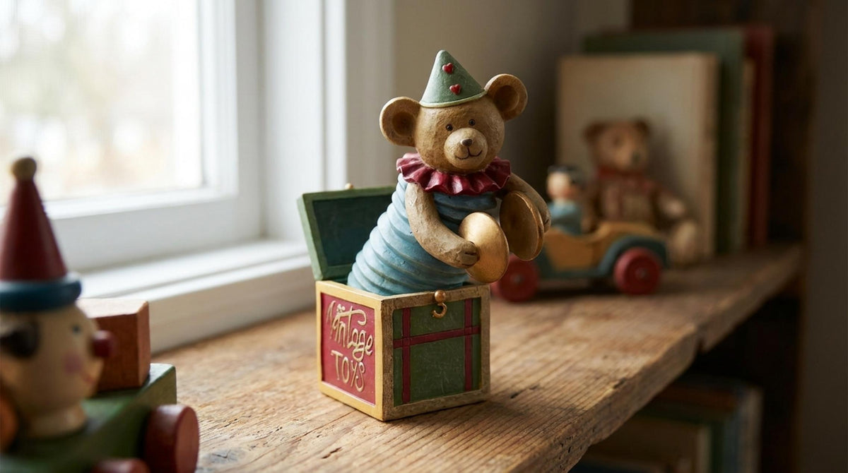 Vintage Toys Orso A Molla - Orizzontale