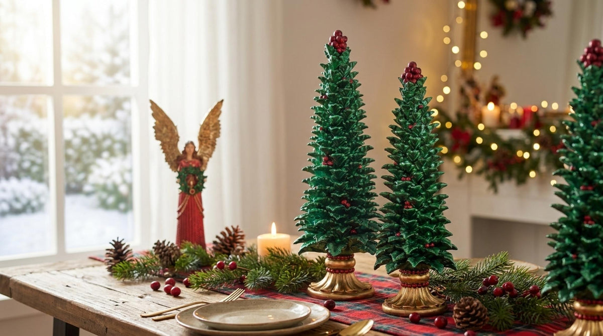 Red&Gold X’Mas Albero Agrifoglio - Orizzontale