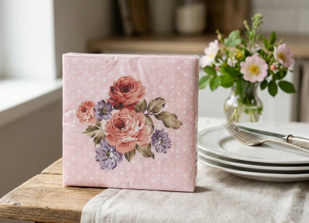 Dotty Rose Tovagliolo In Carta