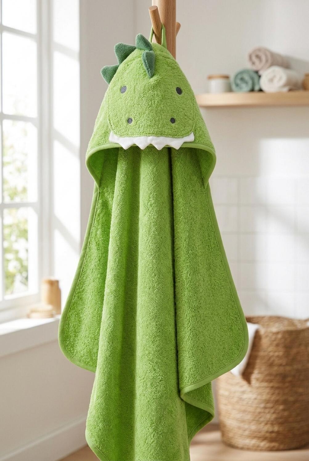 Flop Accappatoio Triangolo Baby Verde