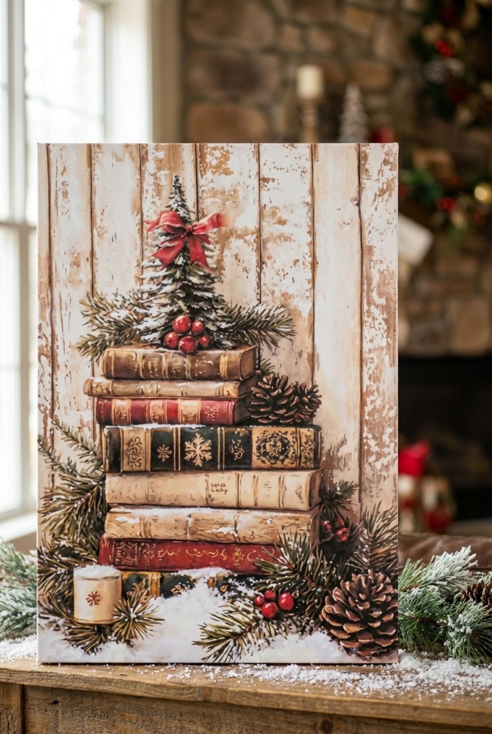 Storia Di Natale Quadro Libri