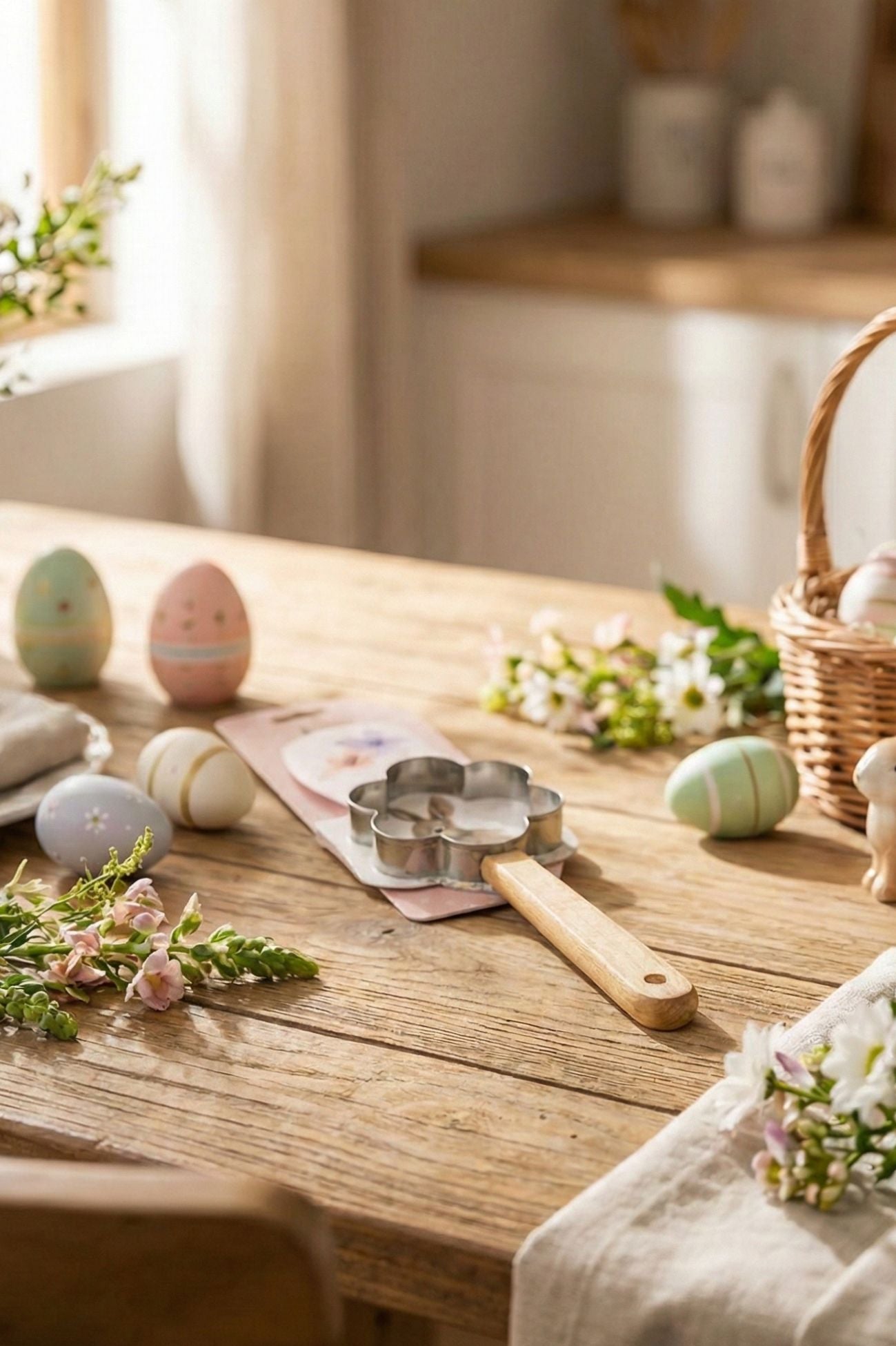 Pepen Set Spatola e Stampino Fiore