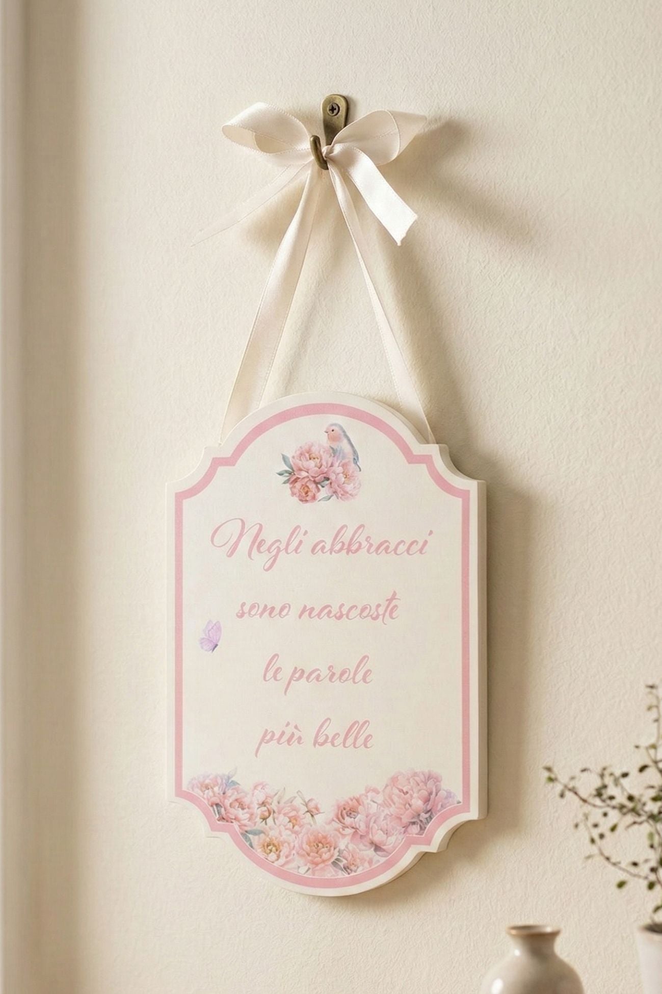 Fiorirà Targhetta Abbracci