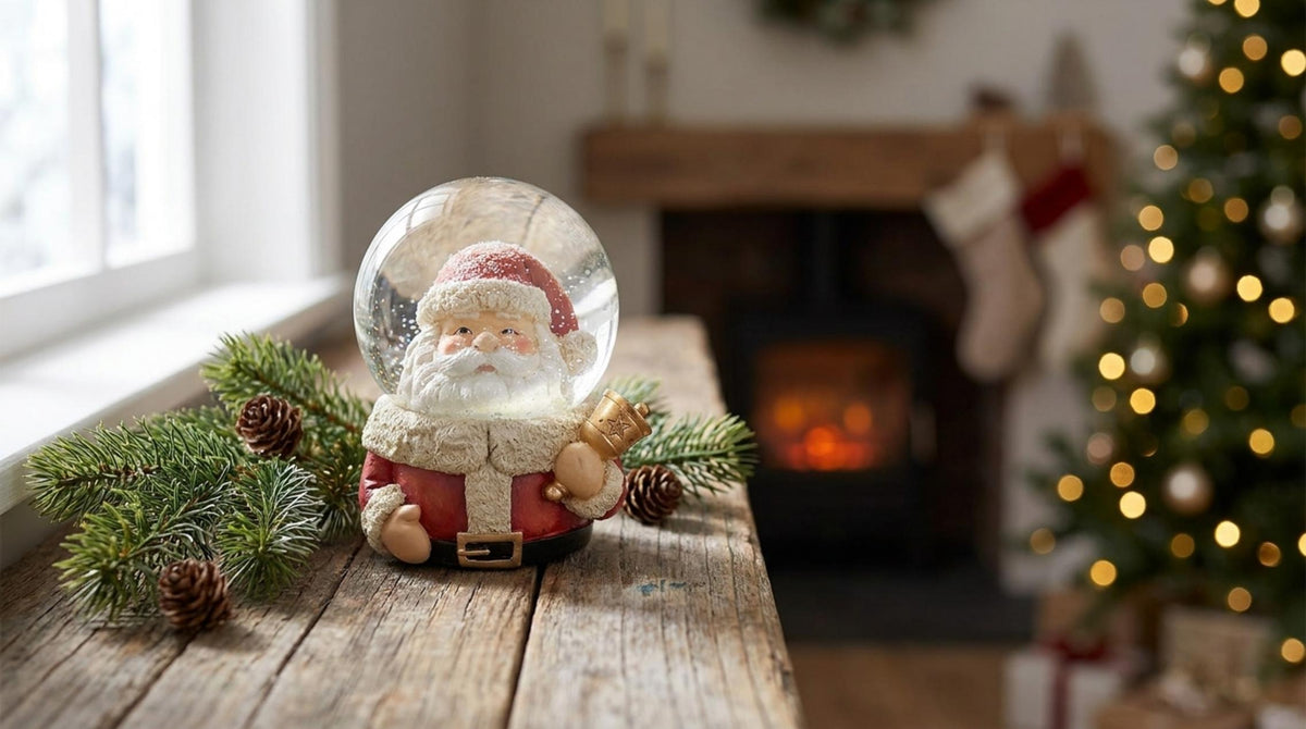 Delicious Christmas Palla Di Neve Babbo Campana - Orizzontale