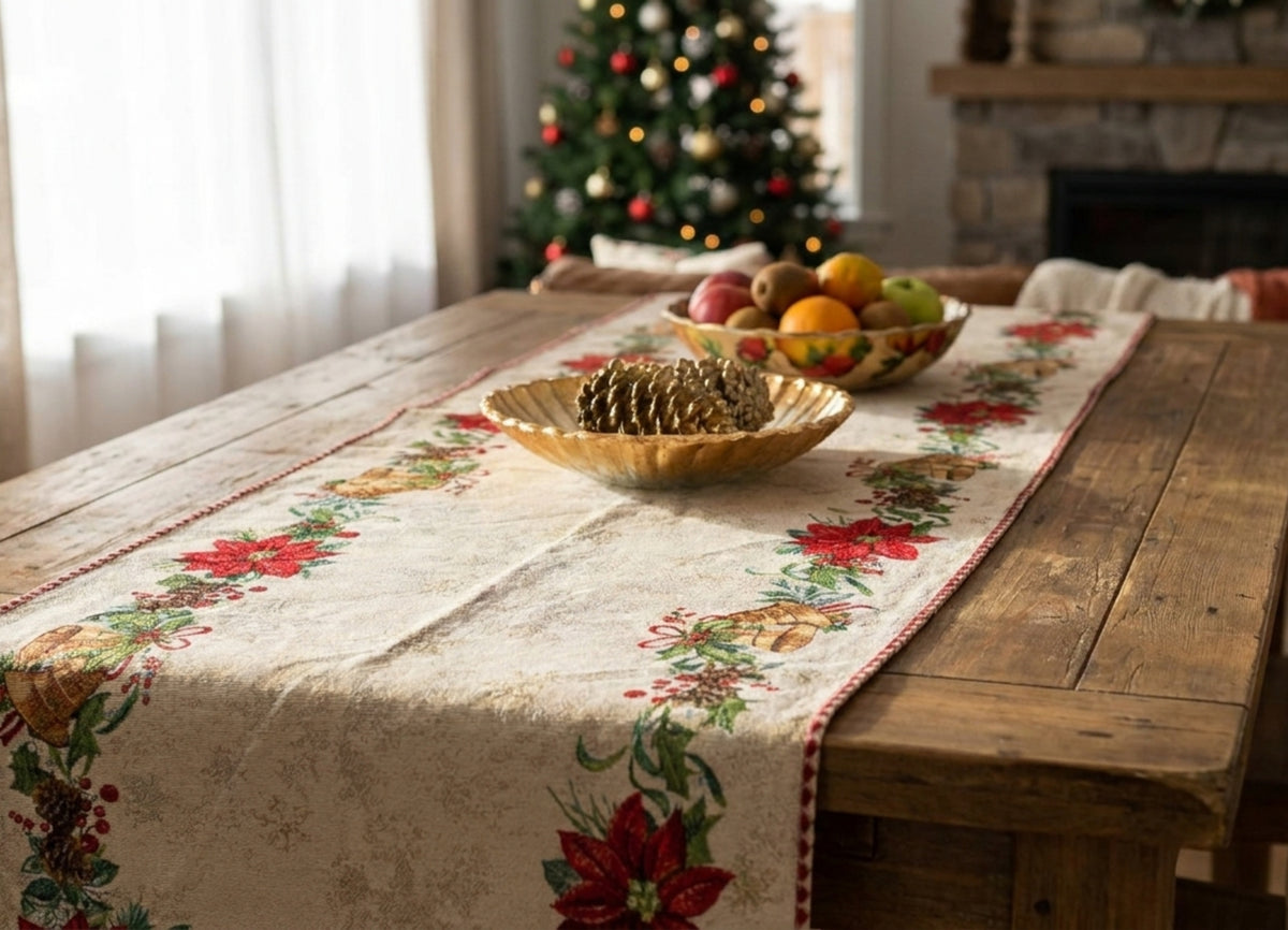 Gobelin Natale Runner Campane