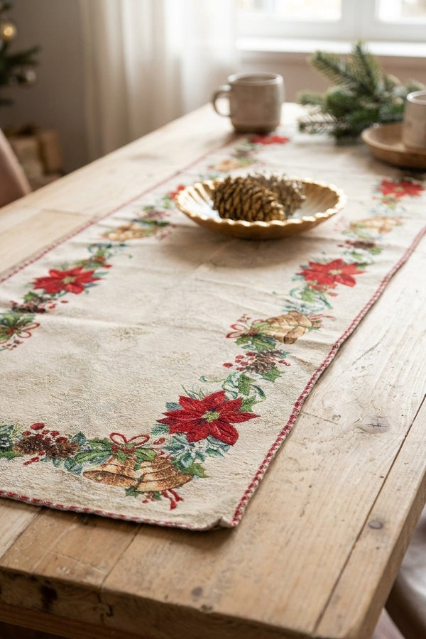 Gobelin Natale Runner Campane
