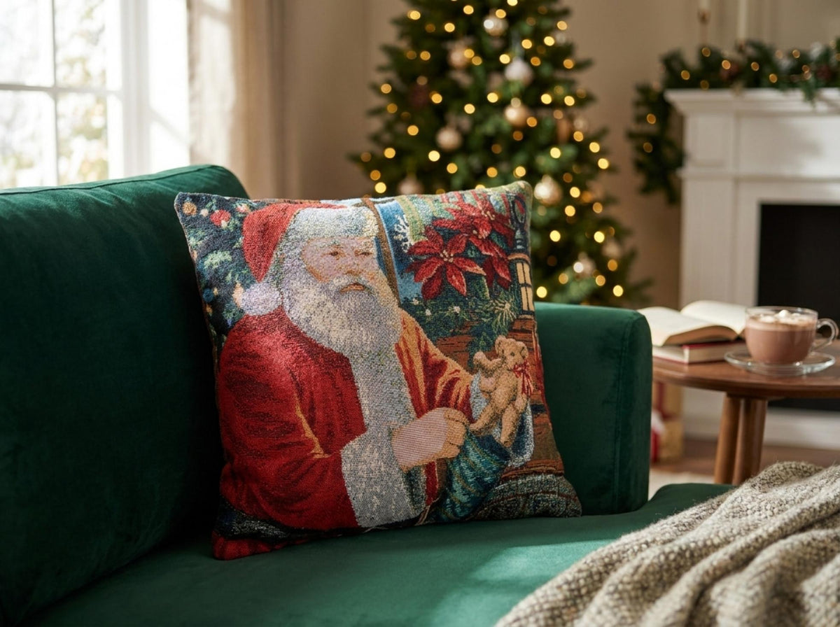 Babbo Natale Federa Cuscino - Orizzontale
