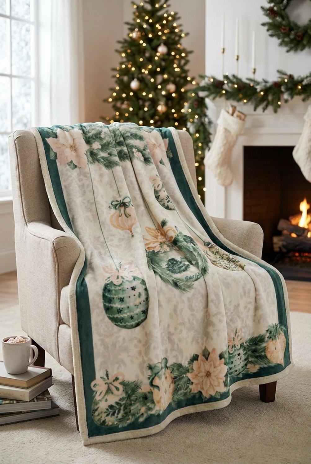 Silent Gold Plaid Palline Di Natale
