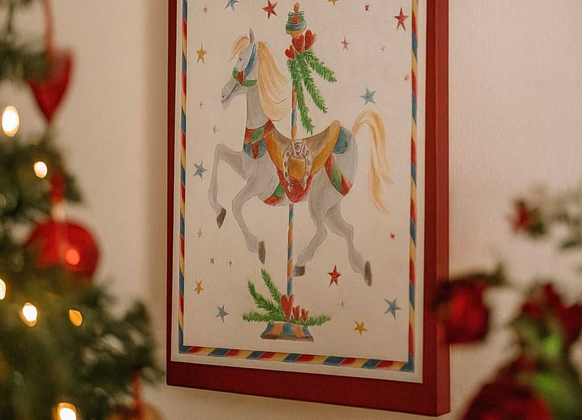La Giostra Di Amelie Quadretto Canvas