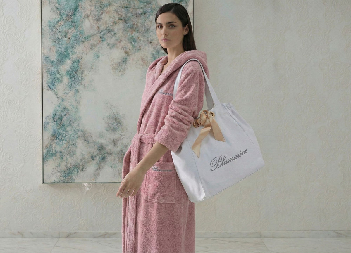 Spa Bathrobe var12 Blush