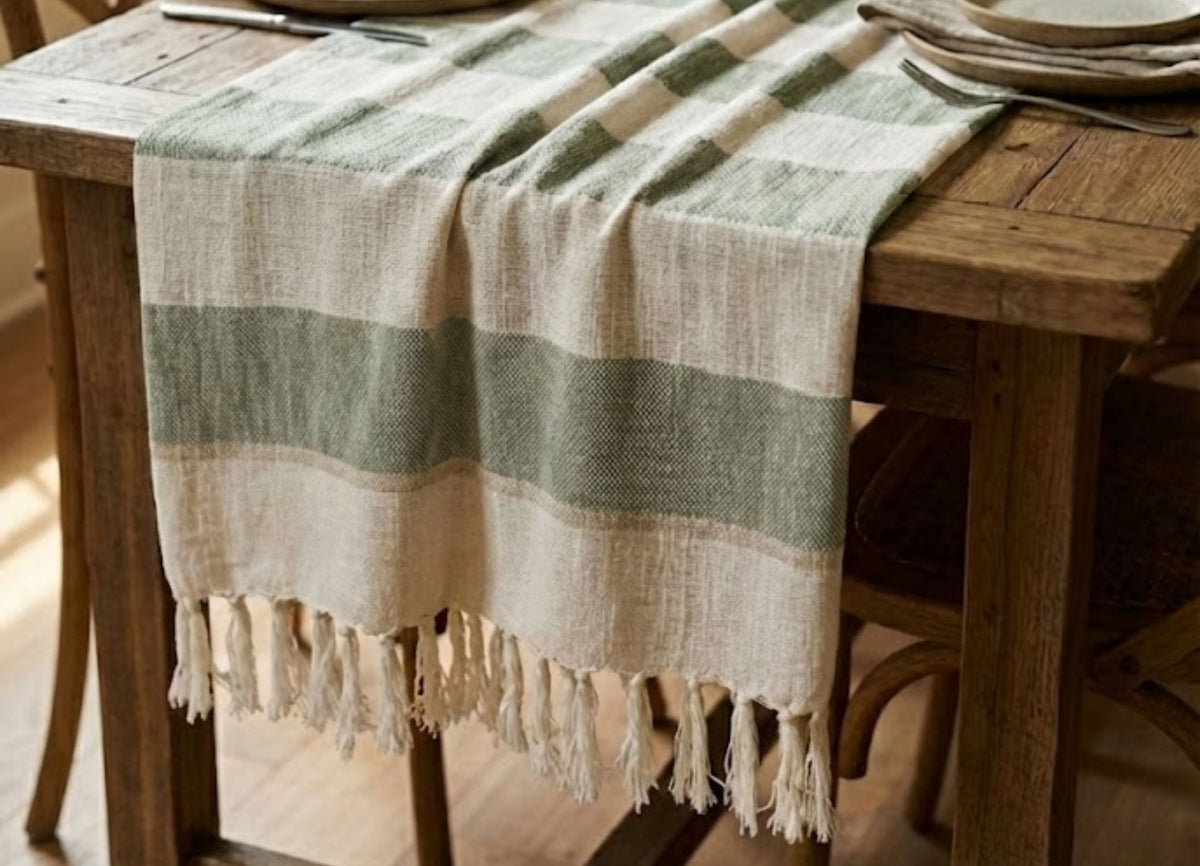 Righe Toscane Copritutto Verde
