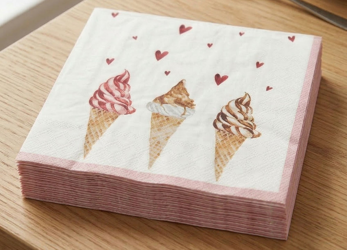 Helado y dulce